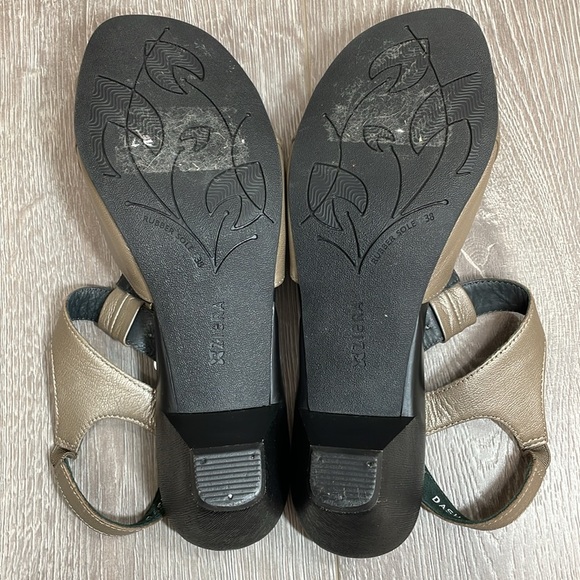 Ziera Dash Leather Ankle Strap Open Toe Heel Sandal 38 W - Picture 10 of 16